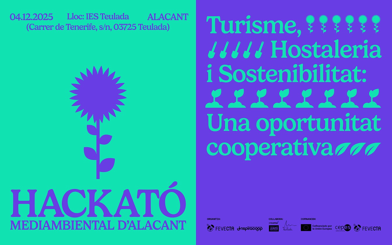 Nueva edición de los Hackatones para emprender en cooperativa del proyecto Inspiracoop de FEVECTA